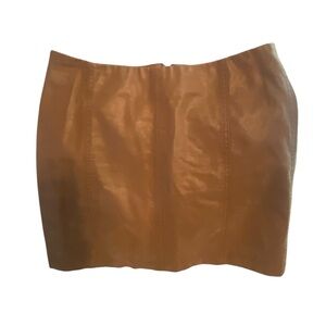 Free People Faux Leather Skirt 4